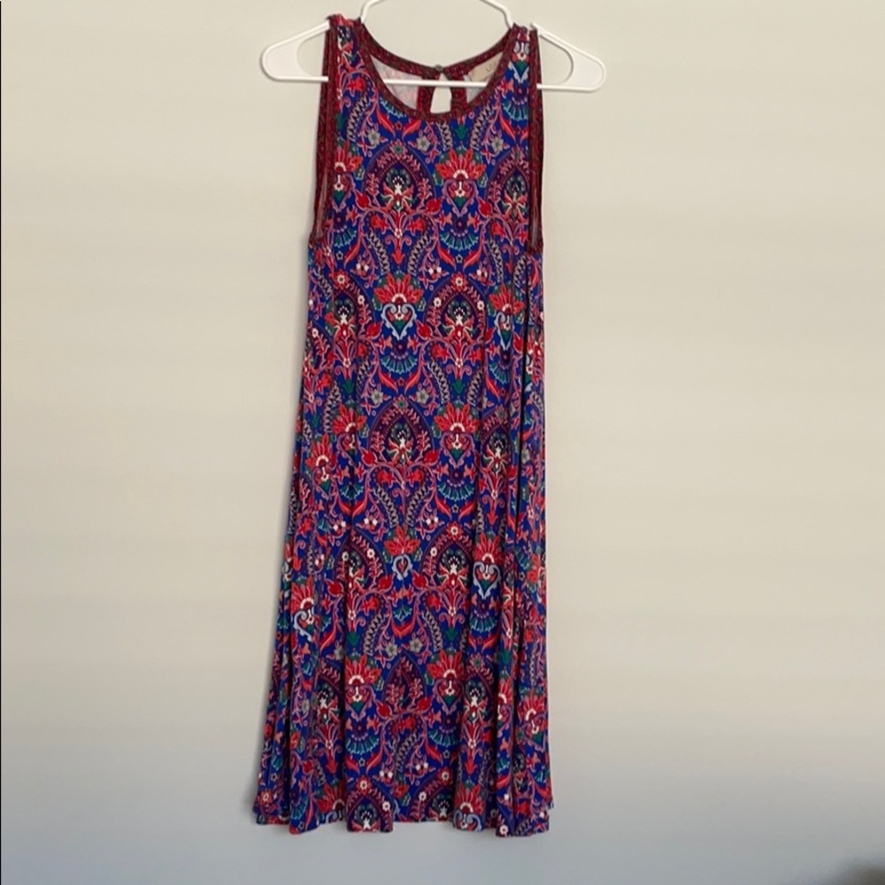 ⭐BOGO SALE⭐ Loft paisley swing dress size M!
